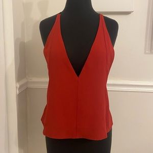 NWOT De Philo Open Back Blouse